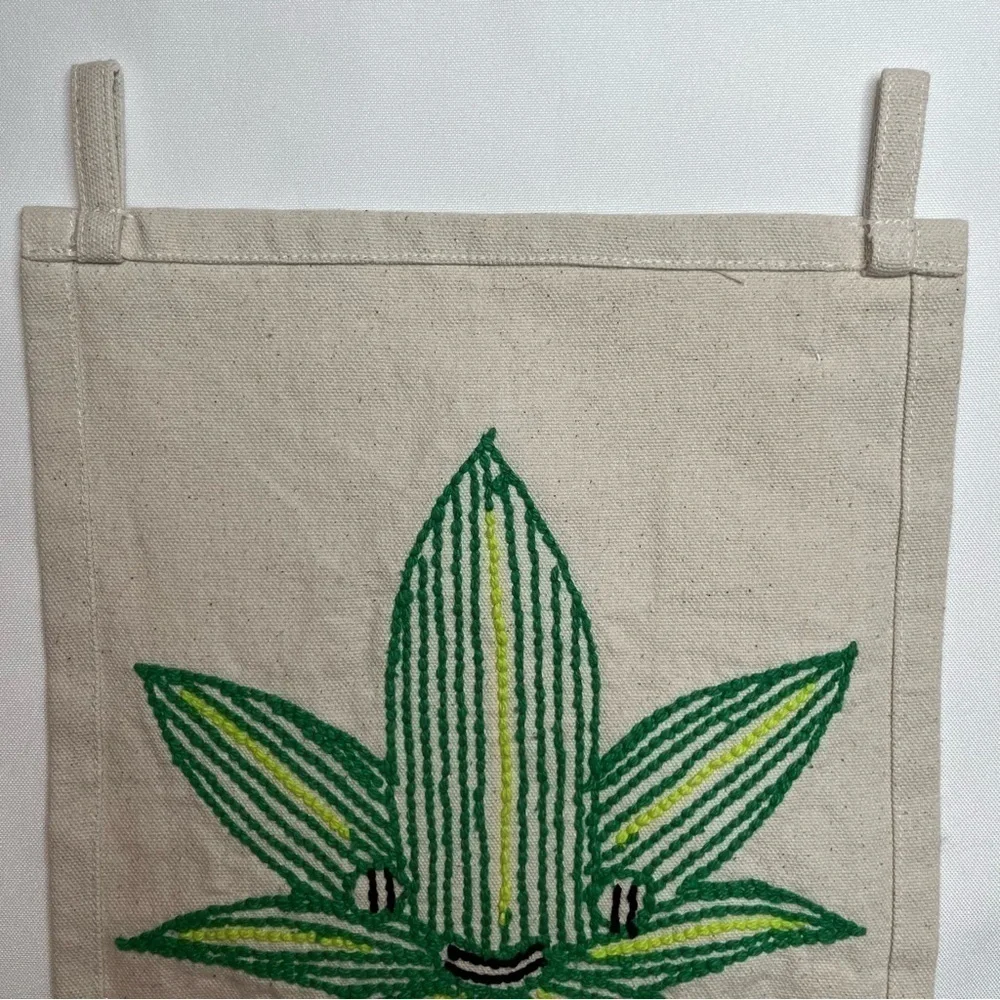 Urban Outfitters Mini Tufted Flag Textured Mary Jane 100% Cotton Tapestry NWT